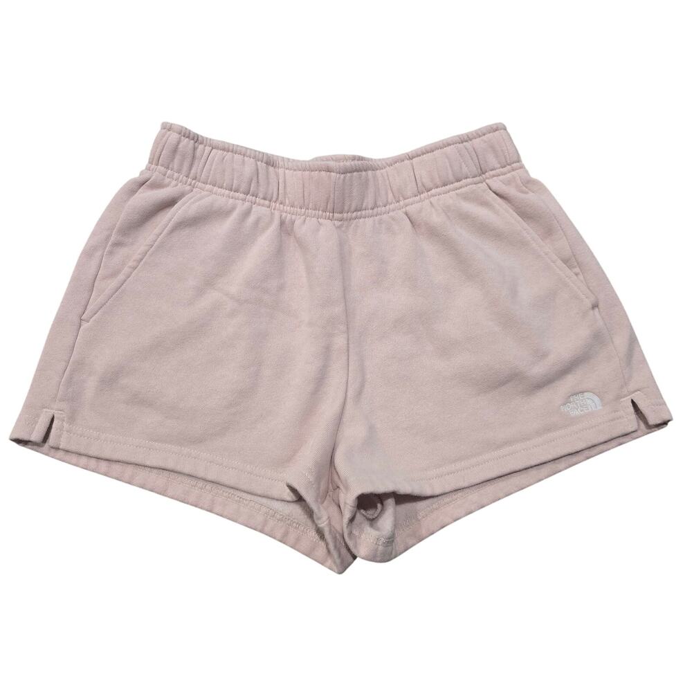 The North Face Pink Core Elastic Waist Workout Comfort Shorts w. Pockets